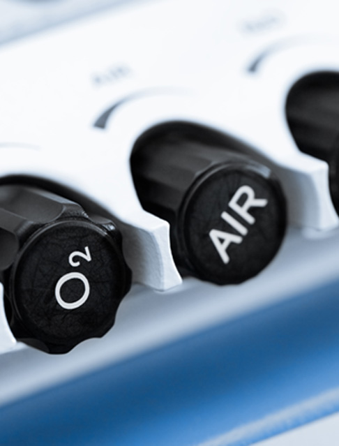 Closeup of nitrous oxide nozzle